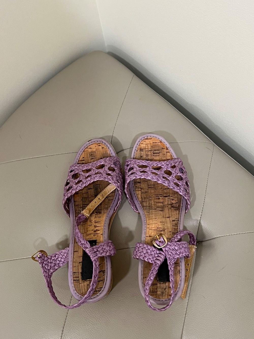 Preview: 1940s 1950s vintage shoes wedges heels - Picture 2 of 6